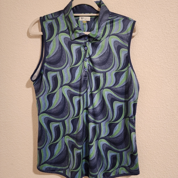 Greg Norman women's L skort and XL golf shirt MATCHING SET. Item 081224XX - Picture 6 of 12